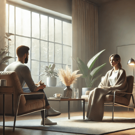 A women in Therapy