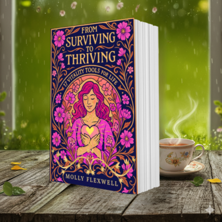 Book from Surviving to Thriing Molly Flexell 
