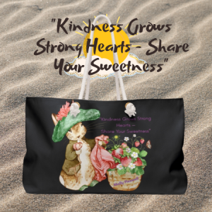 Strawberry Sunday Beach Bag